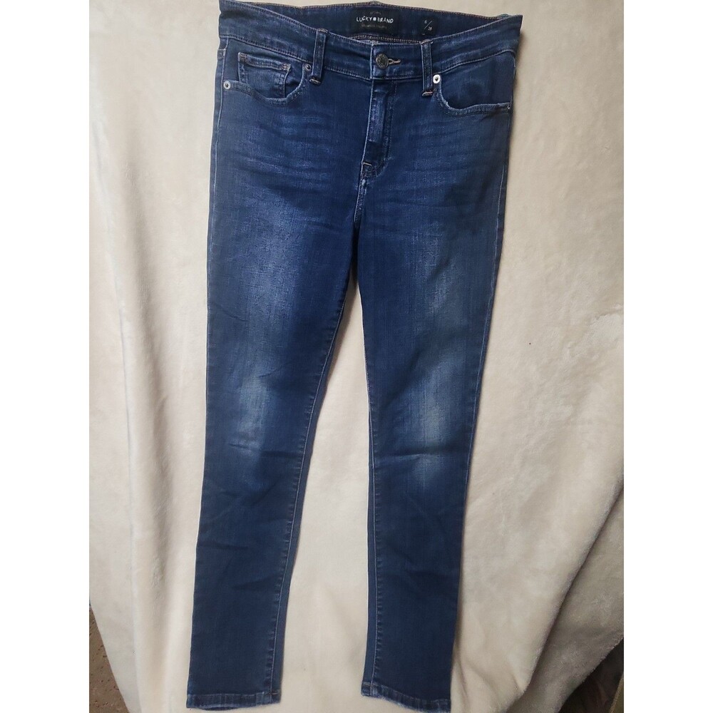 Lucky Brand Jeans Women Size 6/28 Blue Slim Straight Demin Jeans